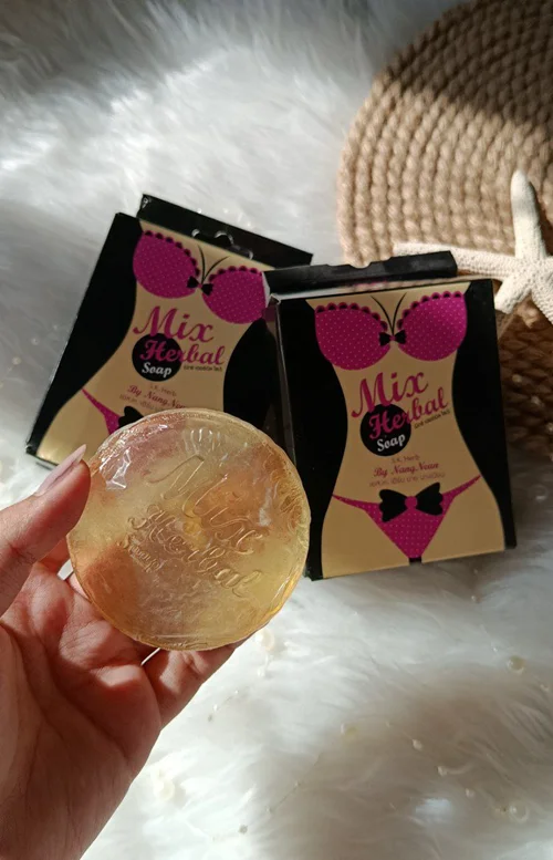 صابون گیاهی Mix Herbal – روشن‌کننده و برای نواحی خصوصی بانوان